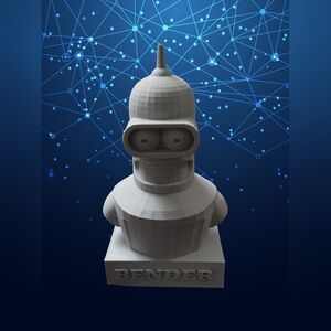 3D Printed Bender from Futurama